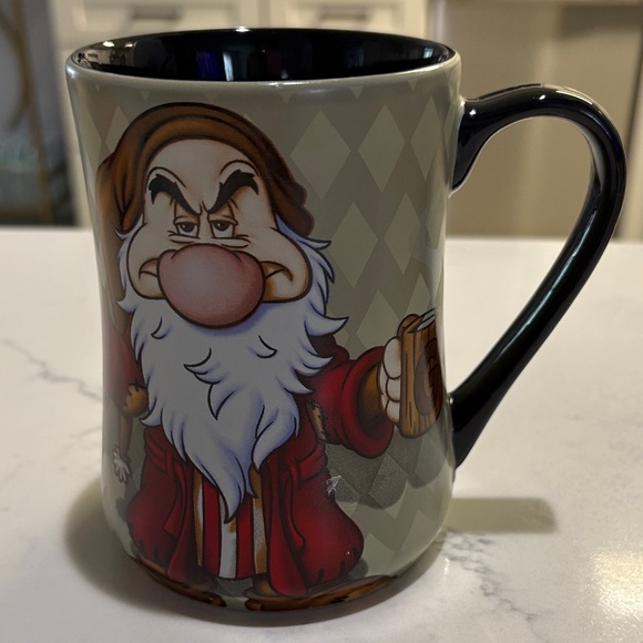 Disney Grumpy Mug in Gray, Red, White, Black - Picture 4 of 6